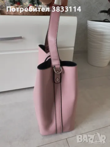 Дамска чанта цвят пепел от рози , снимка 2 - Чанти - 48819862