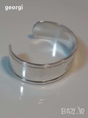 Сребърна гривна белезник Joop!, снимка 2 - Гривни - 39048158