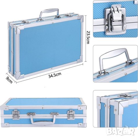 Подаръчен комплект за рисуване 145 части в куфар, снимка 2 - Други - 43145547