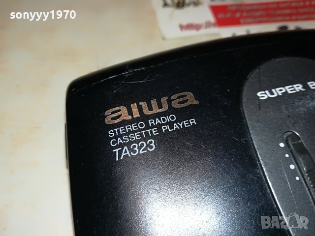 ★ █▬█ 🛑 ▀█▀ ★aiwa hs-ta323 reverse walkman tape/radio-france 0711221702, снимка 7 - Радиокасетофони, транзистори - 38592118