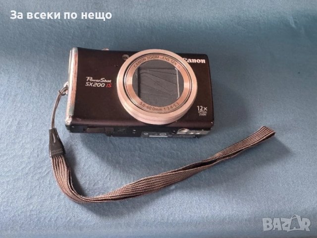 Цифров фотоапарат Canon PowerShot SX200 is , 12.1MP , 12X ZOOM, снимка 2 - Фотоапарати - 50994540