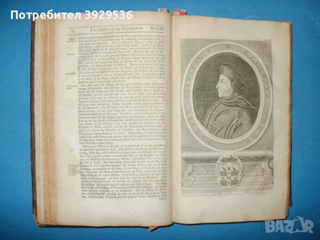 1681 История на Реформацията на Англиканската църква от Гилбърт Бърнет – 2 тома, снимка 6 - Други ценни предмети - 52090468