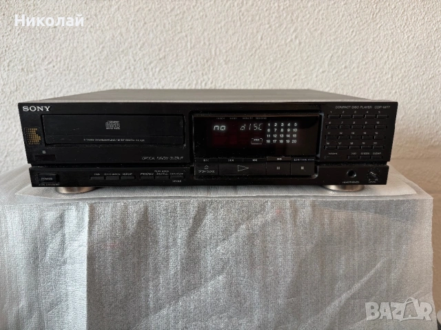 SONY CDP-M77CD ПЛЕЪР/2XPCM56P, снимка 6 - Аудиосистеми - 53221413