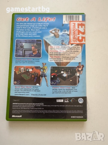 The Sims за Xbox classic/Xbox original, снимка 2 - Игри за Xbox - 51554698