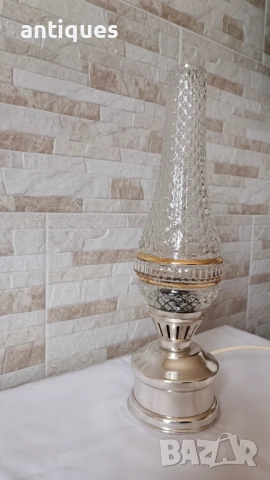 Стара нощна лампа - немска - ELEKTROFEM ISZ - №12, снимка 3 - Антикварни и старинни предмети - 53082924