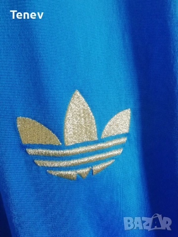Adidas Originals Firebird Blue/Gold оригинално ново мъжко горнище анцуг размер L , снимка 5 - Спортни дрехи, екипи - 51615438