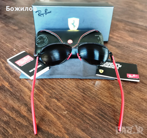 RAY-BAN Ferrari Слънчеви очила RB 8313-M F009/6G 100% UVA & UVB, снимка 4 - Мъжки - 44863389