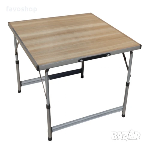 Алуминиева сгъваема маса FAVO 1 H ALU mini "PIKNIK" с регулируема височина