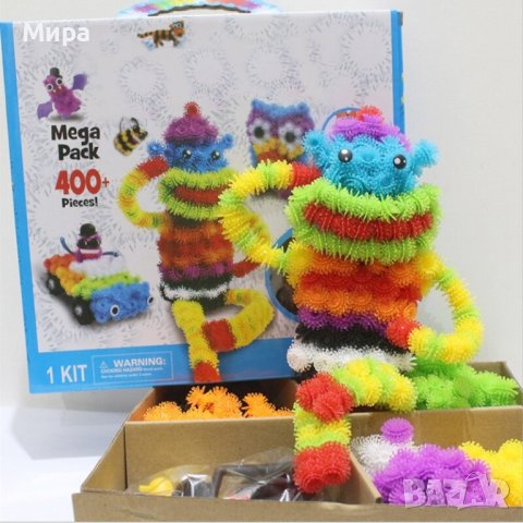 Bunchems Конструктор Mega Pack , снимка 4 - Конструктори - 43334682