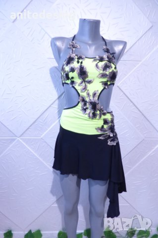 Рокля за латино танци с дантела