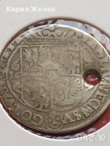 Сребърна монета Орт Сигизмунд трети ПОЛША рядка за КОЛЕКЦИОНЕРИ 12236, снимка 12 - Нумизматика и бонистика - 42987386