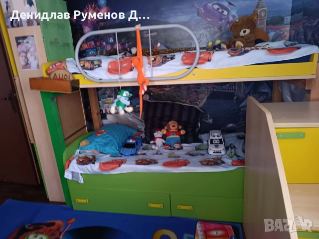 Двуетажно креватче, снимка 3 - Мебели за детската стая - 53273036