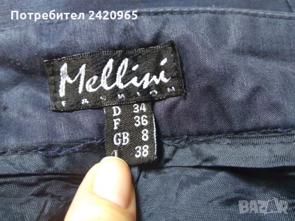 Mellini fashion елегантен ленен панталон, снимка 3 - Панталони - 26836867