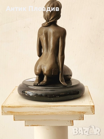 Бронзова статуетка – Nick, France, снимка 5 - Статуетки - 51656633