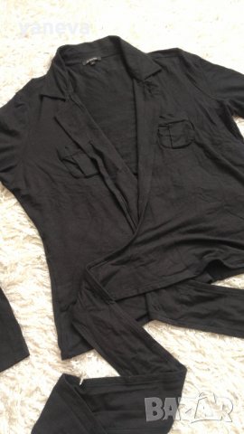 "Claudia Sträter " блуза тип връзки, снимка 2 - Блузи с дълъг ръкав и пуловери - 27622323