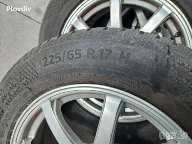 4бр. 225/65 17 зимни гуми CONTINENTAL 870, 2024г. 8-9мм, снимка 7 - Гуми и джанти - 53504921