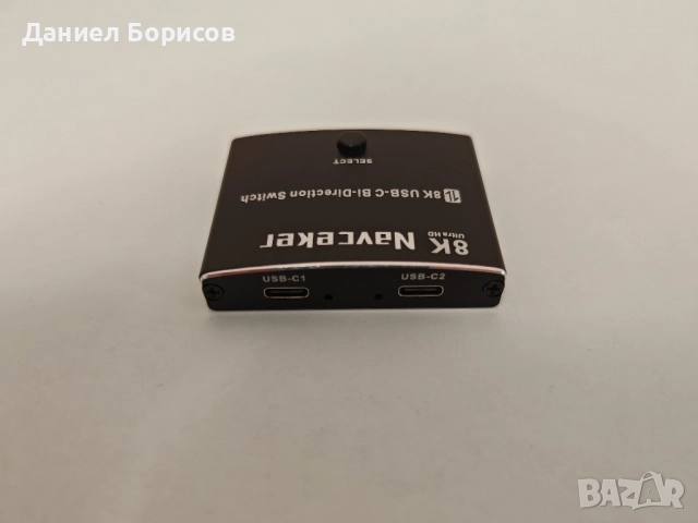 8K USB-C Bi-Direction Switch (1x2/2x1), Thunderbolt 4 и 100W PD