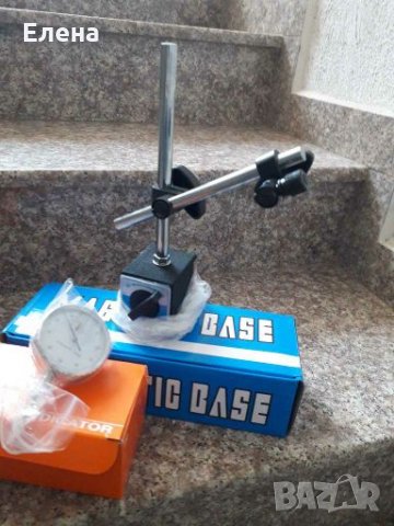 Магнитна стойка,  часовник индикатор