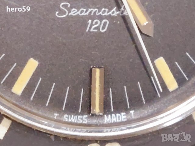 Мъжки колекционен часовник Омега Симастер( Omega  Seamaster 120 Diver Manual Wind 37m cal.601), снимка 7 - Мъжки - 43290505