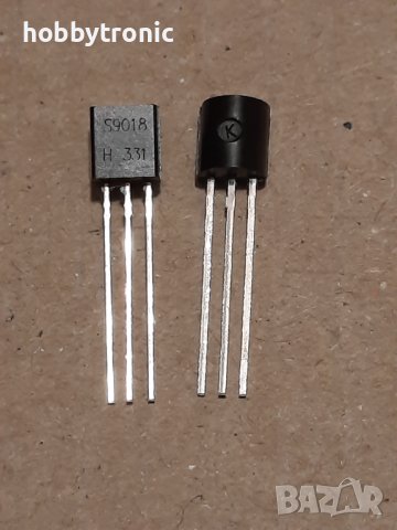S9018 NPN транзистор FM/VHF, 1100MHz, TO92, снимка 1 - Друга електроника - 43305841
