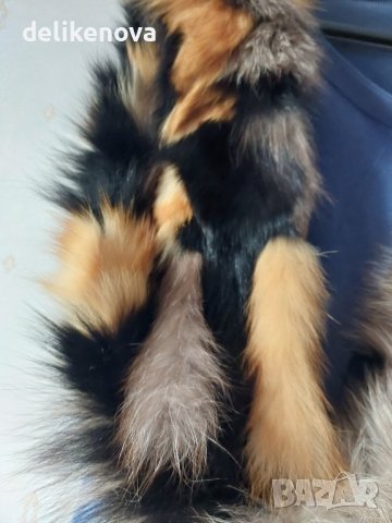 PASSIGATTI. 🇮🇹 Лисица Италианска Дизайнерска Много жив косъм., снимка 8 - Шалове - 43671207
