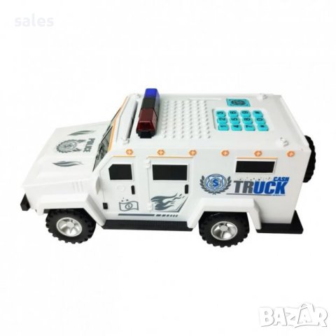 Сейф за деца Полицейски джип касичка с Лего, пръстов отпечатък и секретна ключалка , снимка 4 - Електрически играчки - 37833136