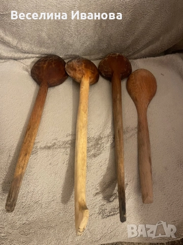 Стари дървени бъркалки , снимка 2 - Антикварни и старинни предмети - 52206168