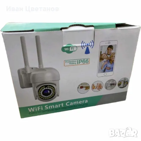 Icseee - Smart Wi-Fi камера с нощно виждане, 360° контрол, IP66, снимка 2 - Камери - 49146237