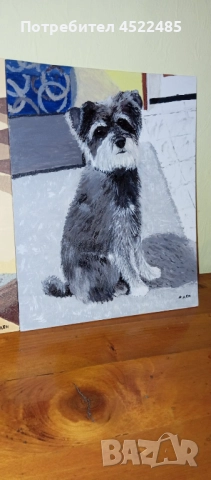 ръчно рисувани картини с акрилни бои 25/30, снимка 2 - Картини - 52192603