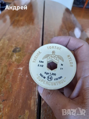 Старо риболовно влакно Tortue #3, снимка 2 - Такъми - 50919474