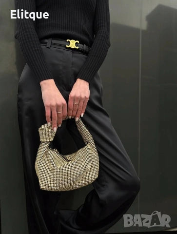 колан от естествена кожа в кутия celine 