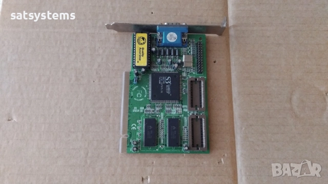Видео карта S3 Trio 64V+ Aristo CT39V775-2 1MB PCI, снимка 6 - Видеокарти - 44248220