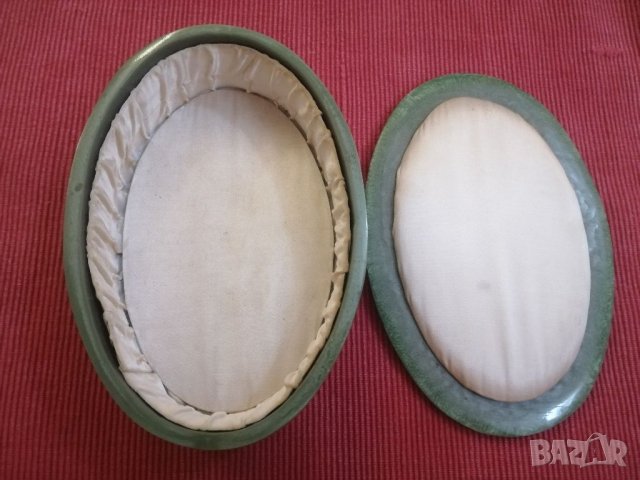 Кутия за бижута от зелен каталин СССР. , снимка 8 - Антикварни и старинни предмети - 32813754