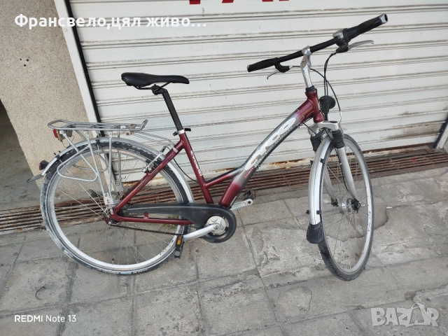 28 цола алуминиев велосипед с контра 8 скорости , снимка 4 - Велосипеди - 51724539