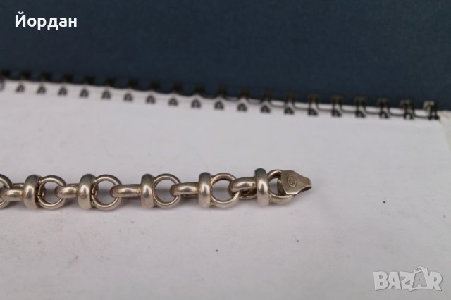 Сребърна гривна, снимка 6 - Гривни - 38948656