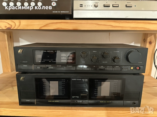 усилвател и предусилвател "SANSUI C1000,B1000"