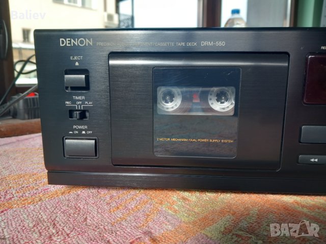 DENON DRM-550 Stereo Cassette Deck , снимка 11 - Декове - 43913243