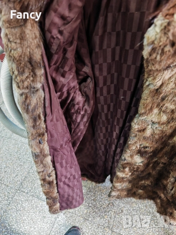 Дамско палто естествен косъм, заек, снимка 4 - Палта, манта - 53176104