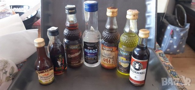 За колекционери!Продавам колекция от малки бутилки ,  различни видове от 0,20 до 100мл., снимка 3 - Колекции - 39007372