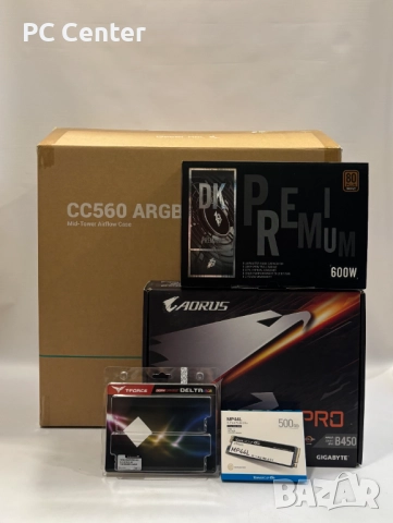 Геймърски компютър AMD Ryzen 5 5500, RTX 3060 Ti 8GB, 16GB ram, снимка 8 - Геймърски - 52909822