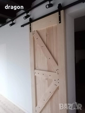 Механизъм за плъзгаща врата, пълен комплект/ slide barn door kit, снимка 14 - Интериорни врати - 52501151