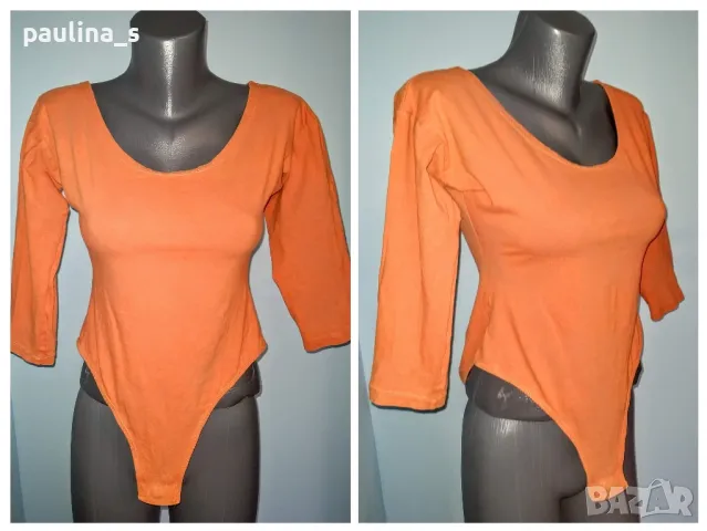 Четири броя / Памучно еластично боди / голям размер , снимка 2 - Блузи с дълъг ръкав и пуловери - 28332488