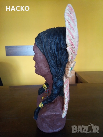 Бюст на Индиянец Вон Кендрик, снимка 3 - Статуетки - 53474967