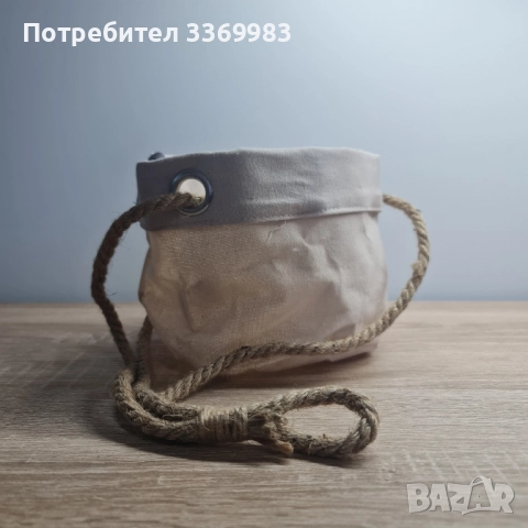 Висяща платнена саксия за цветя, снимка 4 - Декорация за дома - 52238479
