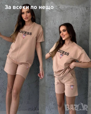 Guess Дамски Летен Комплект👚🩳Дамски Къс Екип Гес - 3 Цвята Код A612, снимка 4 - Спортни екипи - 50465934
