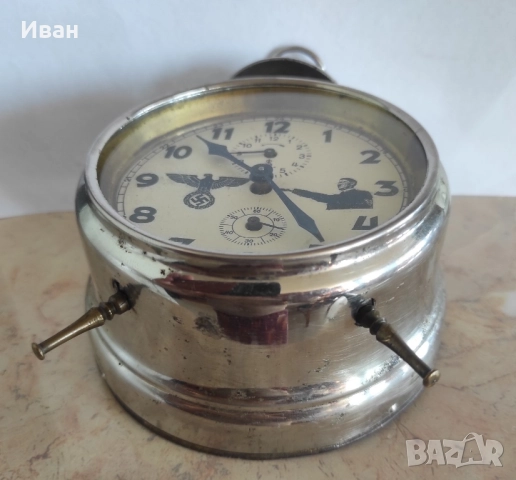 Работещ стар немски будилник от началото на миналия век, снимка 6 - Колекции - 51810088