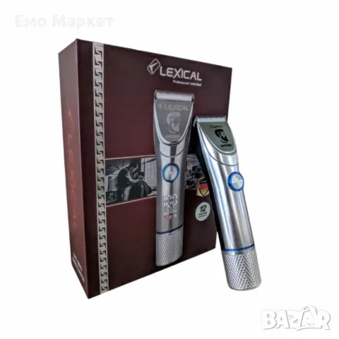 Акумулаторна машина Lexical LHC-5670 за коса и брада, 5W, 2200mAh, LCD дисплей, снимка 11 - Машинки за подстригване - 49394061