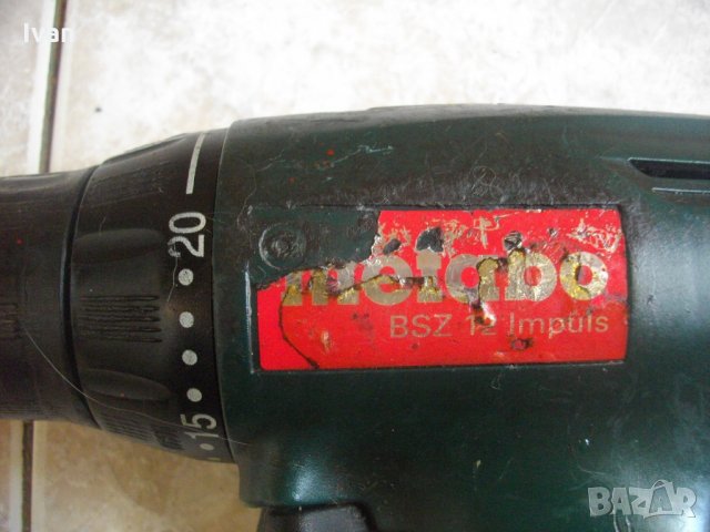 13мм-Metabo Impuls 12V-15,6V-Метабо-Боди За Винтоверт-12 -15,6 Волта-Немско-Импулсно-Отлично, снимка 6 - Винтоверти - 33470456
