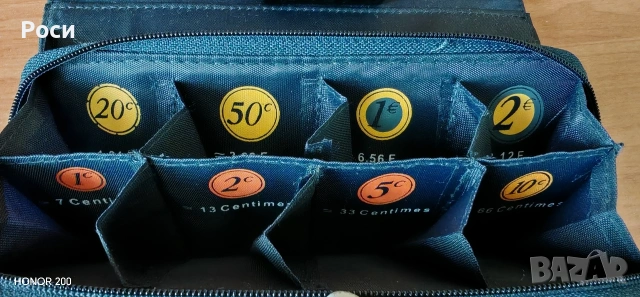 Портмоне за Евро монети и банкноти , снимка 2 - Портфейли, портмонета - 53084491