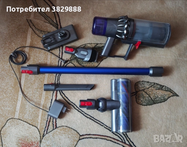 Вертикална безжична прахосмукачка Dyson V11 В Гаранция, 545 W, 0.76 л